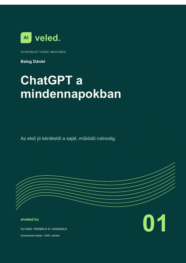 ChatGPT a mindennapokban borító