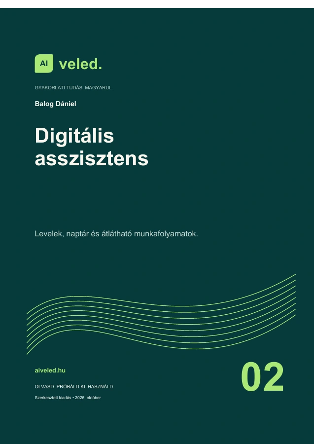 ChatGPT mint digitális asszisztens borító